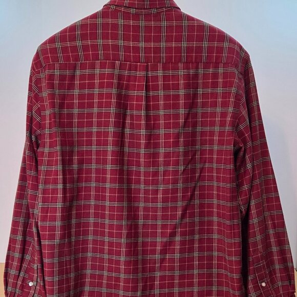 Van Heusen Flex Button-Down Plaid Shirt | Large - Picture 2 of 9